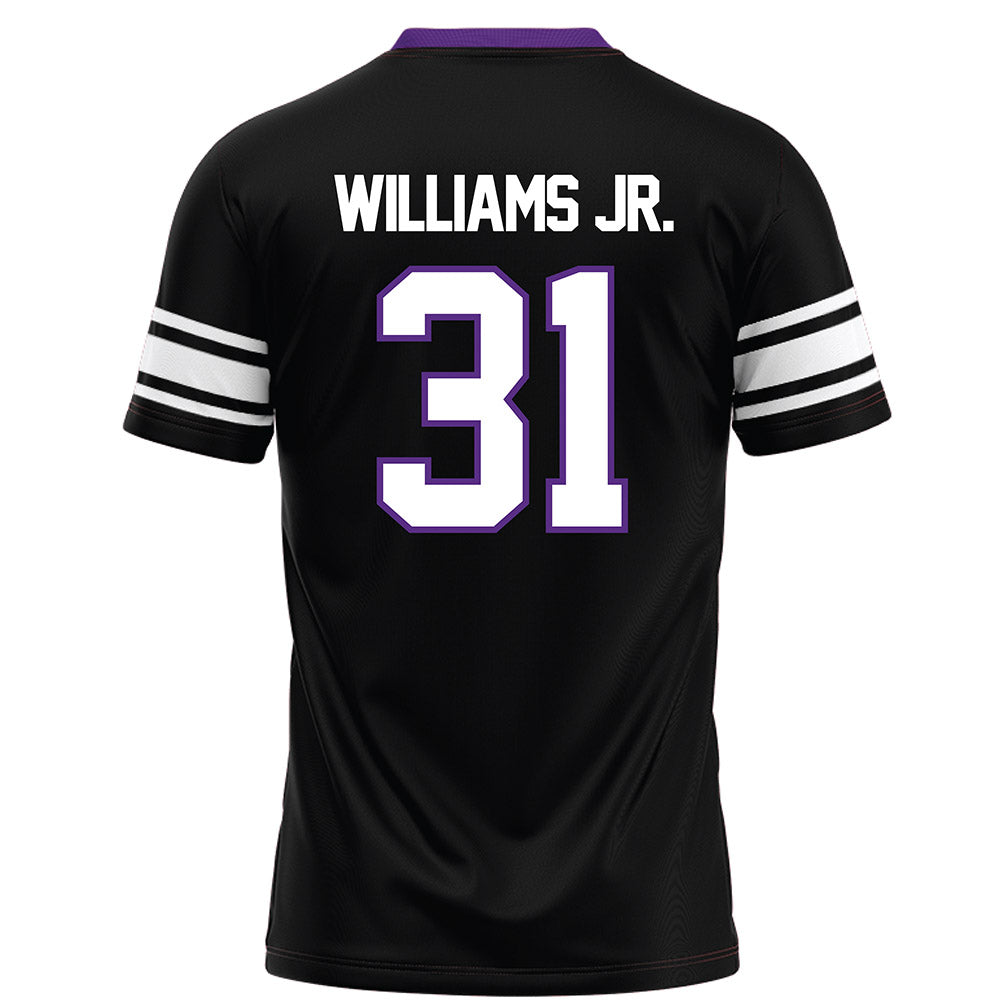 Northwestern - NCAA Football : Tito Williams Jr. - Black Football Jersey-1
