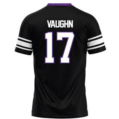 Northwestern - NCAA Football : Jaden Vaughn - Black Football Jersey-1