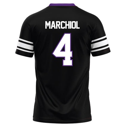Northwestern - NCAA Football : Nicco Marchiol - Black Football Jersey-1
