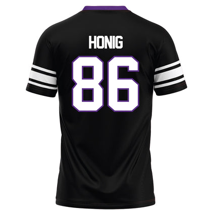 Northwestern - NCAA Football : Alexander Honig - Black Football Jersey-1