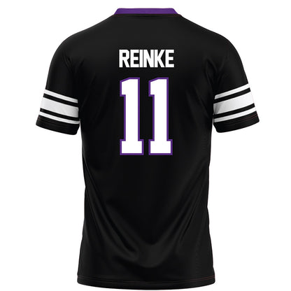 Northwestern - NCAA Football : Keaton Reinke - Black Football Jersey-1