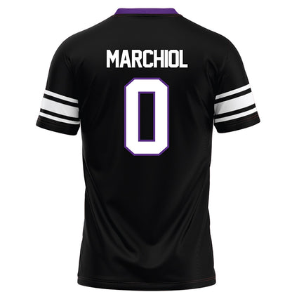 Northwestern - NCAA Football : Nicco Marchiol - Black Football Jersey-1