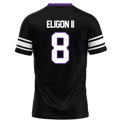 Northwestern - NCAA Football : Hayden Eligon II - Black Football Jersey-1