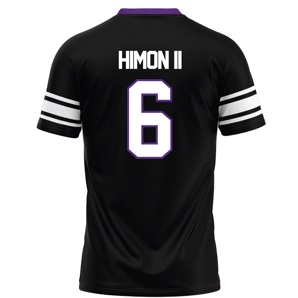 Northwestern - NCAA Football : Joseph Himon II - Black Football Jersey-1