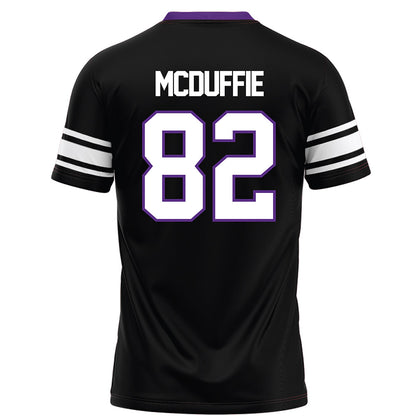 Northwestern - NCAA Football : Jaden McDuffie - Black Football Jersey-1