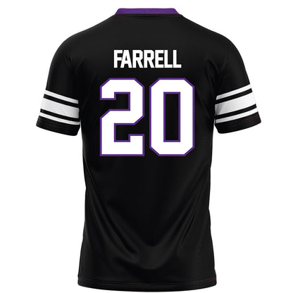 Northwestern - NCAA Football : Chase Farrell - Black Football Jersey-1