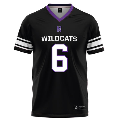 Northwestern - NCAA Football : Joseph Himon II - Black Football Jersey-0