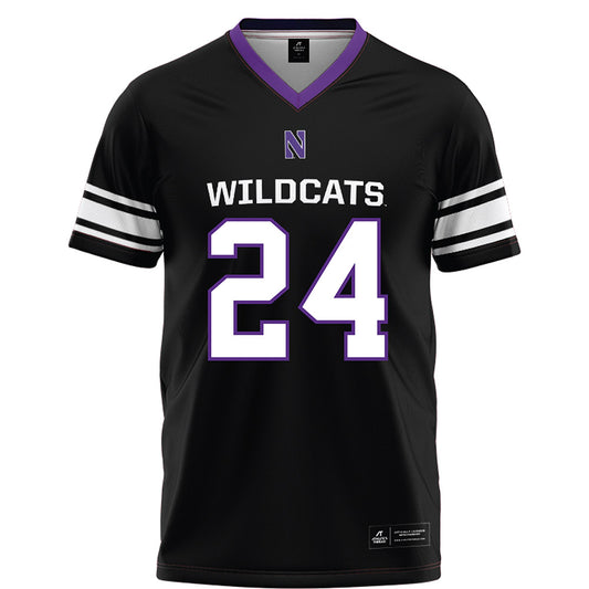 Northwestern - NCAA Football : Jamaal Johnson - Black Football Jersey-0