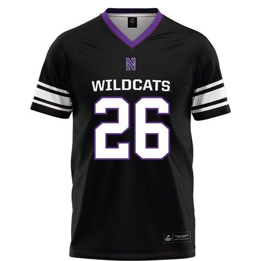 Northwestern - NCAA Football : Jalen Lewis - Black Football Jersey