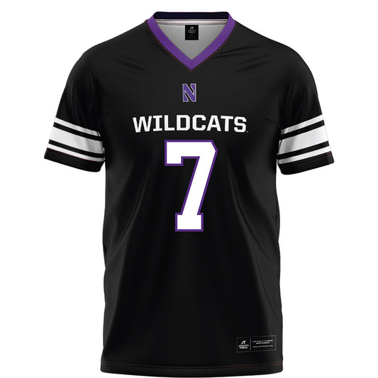 Northwestern - NCAA Football : Ore Adeyi - Black Football Jersey