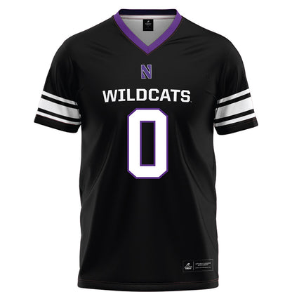 Northwestern - NCAA Football : Noah Sur - Black Football Jersey-0