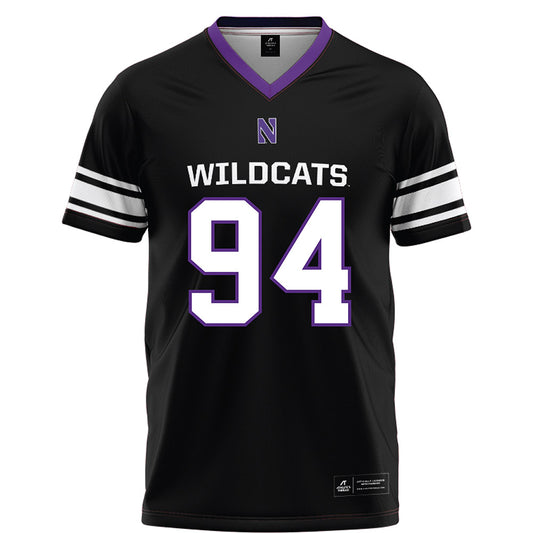 Northwestern - NCAA Football : Henry Helms - Black Football Jersey