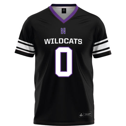 Northwestern - NCAA Football : Alijah Jones - Black Football Jersey-0