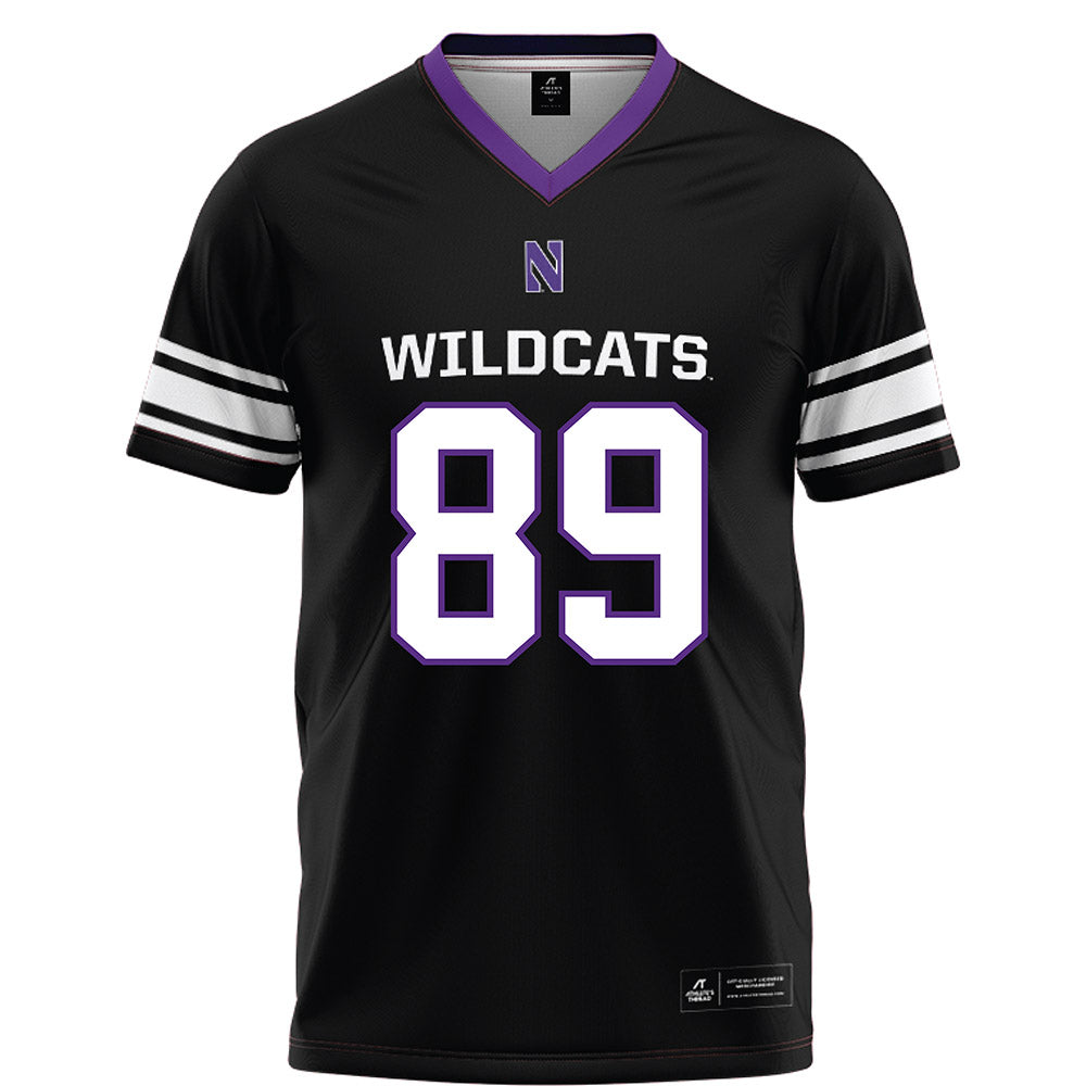 Northwestern - NCAA Football : Cam Russell - Black Football Jersey-0