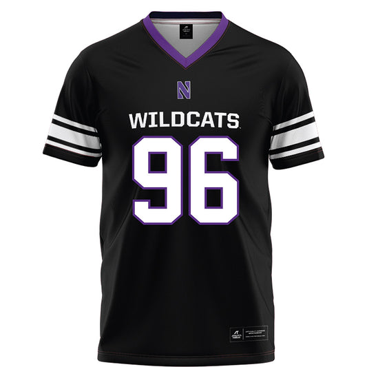 Northwestern - NCAA Football : Jonah Hayes - Black Football Jersey-0