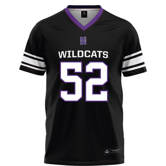 Northwestern - NCAA Football : Angelo De Sensi - Black Football Jersey-0
