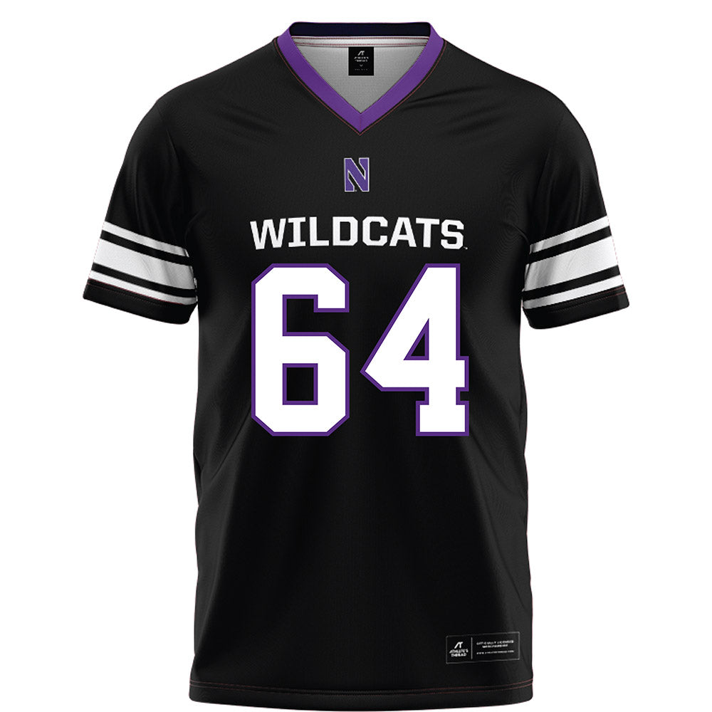 Northwestern - NCAA Football : Anthony Birsa - Black Football Jersey-0