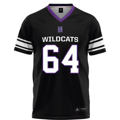 Northwestern - NCAA Football : Anthony Birsa - Black Football Jersey-0