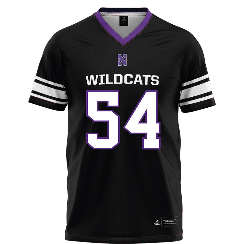 Northwestern - NCAA Football : Tyler Gant - Black Football Jersey