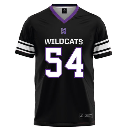 Northwestern - NCAA Football : Tyler Gant - Black Football Jersey