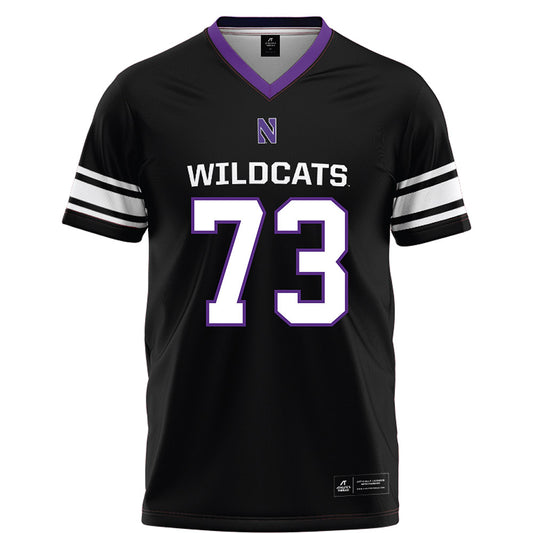 Northwestern - NCAA Football : Deuce McGuire - Black Football Jersey