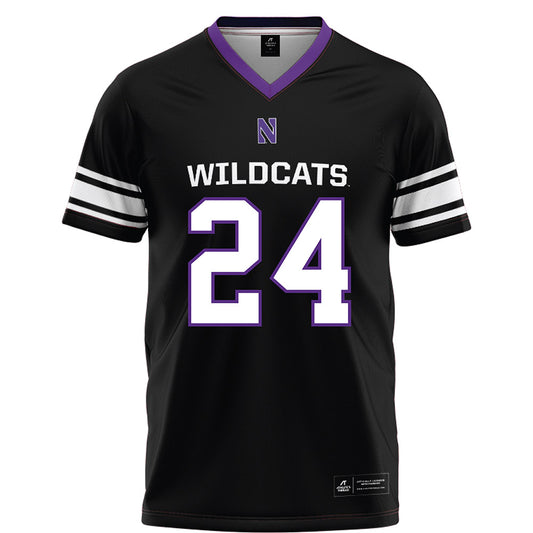 Northwestern - NCAA Football : Jamaal Johnson - Black Football Jersey-0