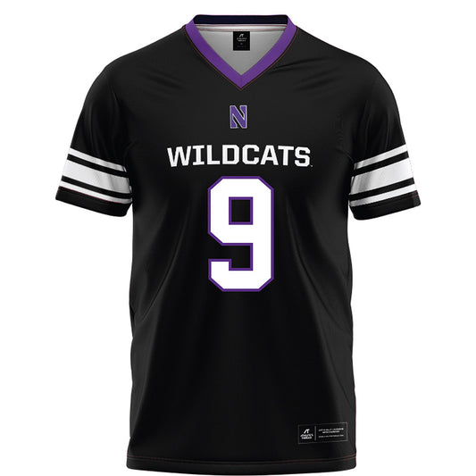 Northwestern - NCAA Football : Braden Turner - Black Football Jersey-0