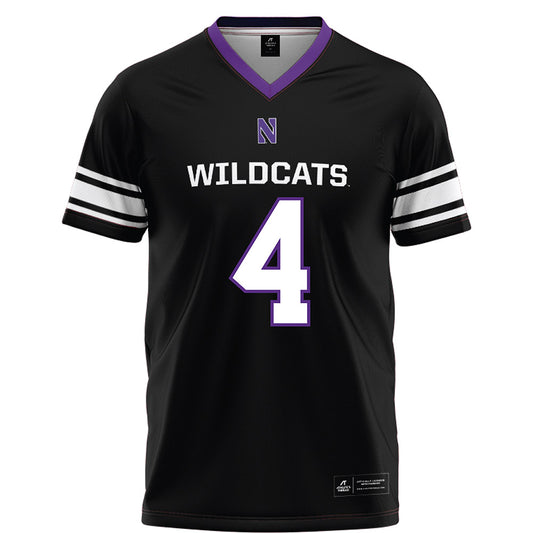 Northwestern - NCAA Football : Nicco Marchiol - Black Football Jersey-0