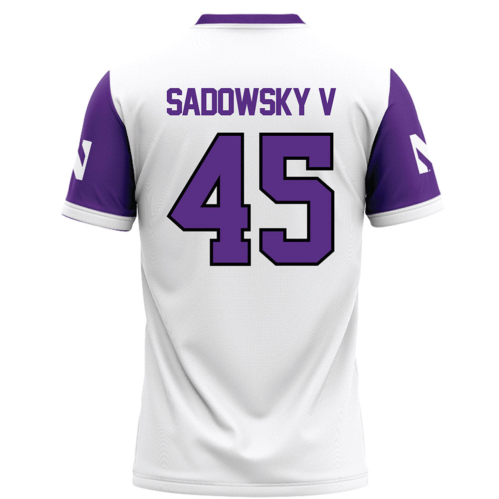 Northwestern - NCAA Football : Jack Sadowsky V - Football Jersey-1