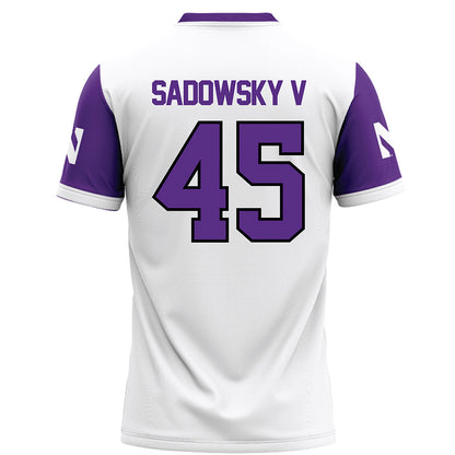 Northwestern - NCAA Football : Jack Sadowsky V - Football Jersey-1