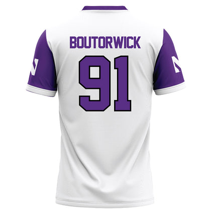 Northwestern - NCAA Football : Evan Boutorwick - Football Jersey-1