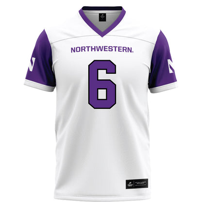 Northwestern - NCAA Football : Robert Fitzgerald - White Football Jersey