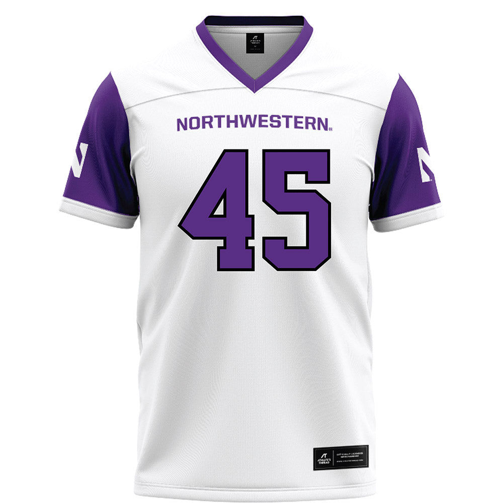 Northwestern - NCAA Football : Jack Sadowsky V - Football Jersey-0