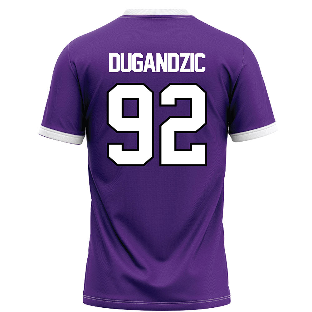 Northwestern - NCAA Football : Nikola Dugandzic - Fashion Jersey Football Jersey-1
