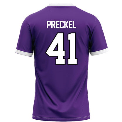 Northwestern - NCAA Football : Thomas Preckel - Fashion Jersey Football Jersey-1