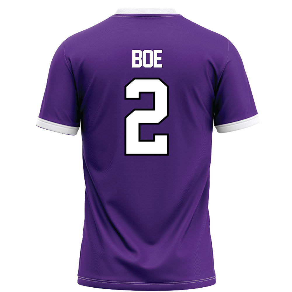 Northwestern - NCAA Football : Ryan Boe - Fashion Jersey Football Jersey-1