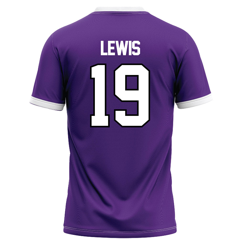 Northwestern - NCAA Football : J.J. Lewis - Fashion Jersey Football Jersey-1