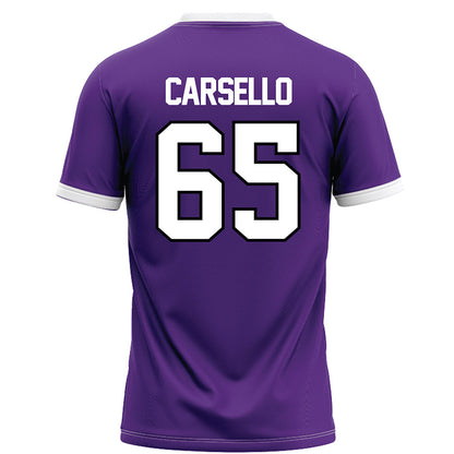 Northwestern - NCAA Football : Jackson Carsello - Fashion Jersey Football Jersey-1
