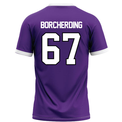 Northwestern - NCAA Football : Jace Borcherding - Fashion Jersey Football Jersey-1