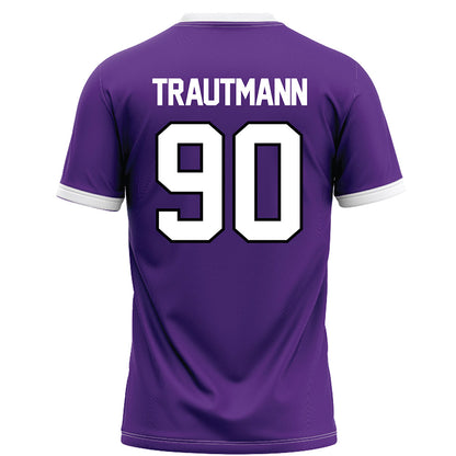 Northwestern - NCAA Football : Jack Trautmann - Fashion Jersey Football Jersey-1