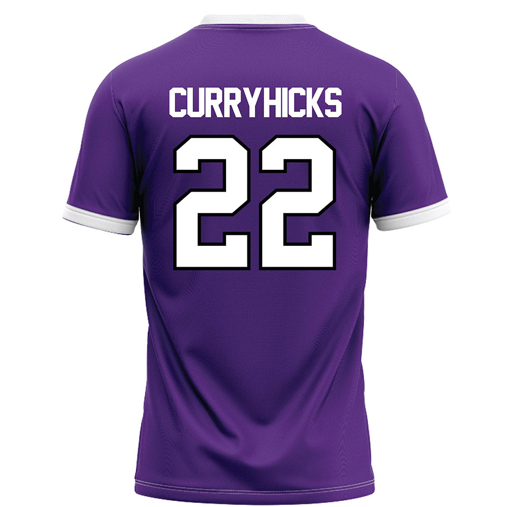 Northwestern - NCAA Football : Terrion Curry-Hicks - Fashion Jersey Football Jersey-1