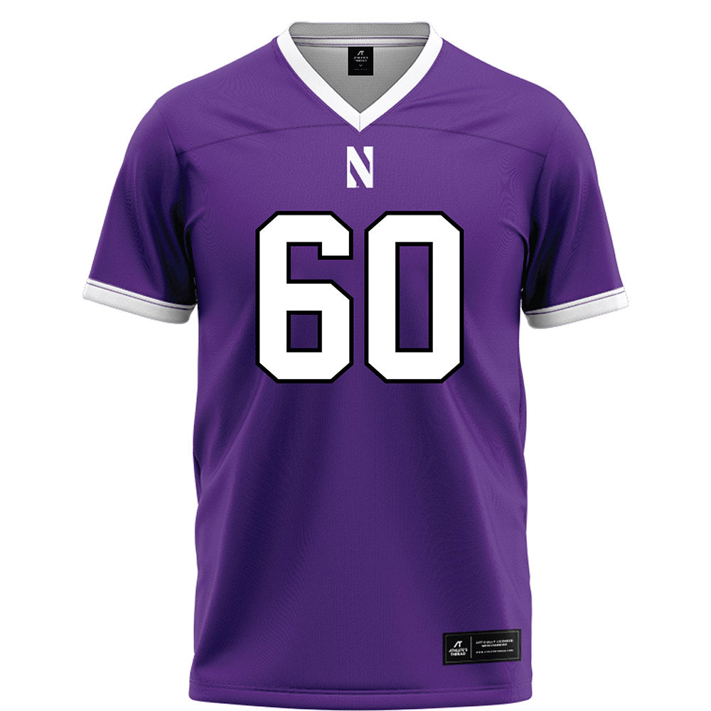 Northwestern - NCAA Football : Hayden Flavin - Fashion Jersey Football Jersey-0