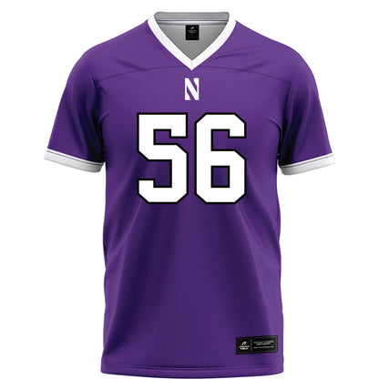 Northwestern - NCAA Football : Tre Hoskins - Fashion Jersey Football Jersey-0