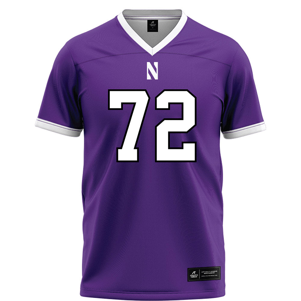 Northwestern - NCAA Football : Jack Fuchs - Fashion Jersey Football Jersey-0