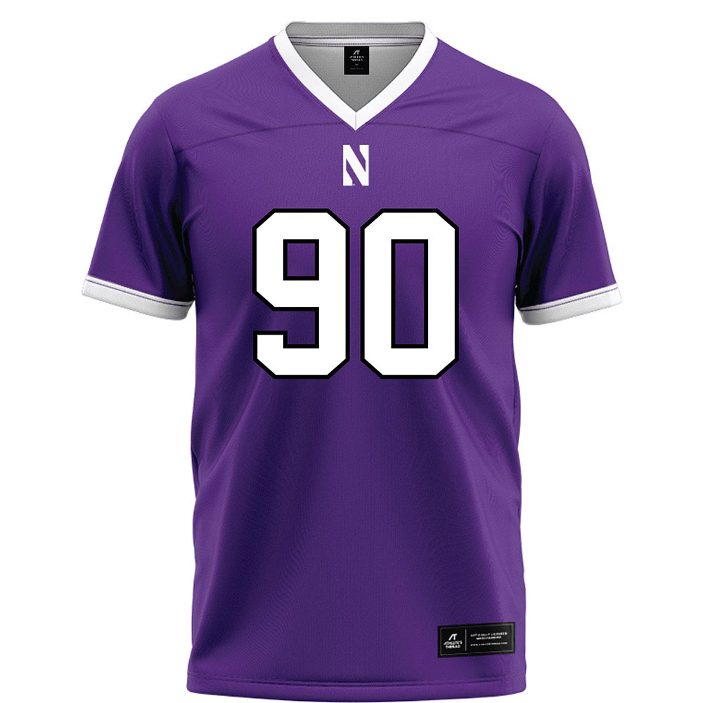 Northwestern - NCAA Football : Jack Trautmann - Fashion Jersey Football Jersey-0