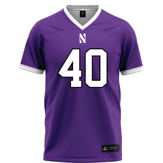 Northwestern - NCAA Football : Jason Reynolds II - Fashion Jersey Football Jersey-0