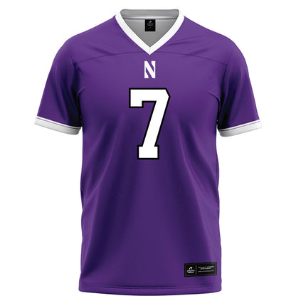 Northwestern - NCAA Football : Ore Adeyi - Fashion Jersey Football Jersey-0