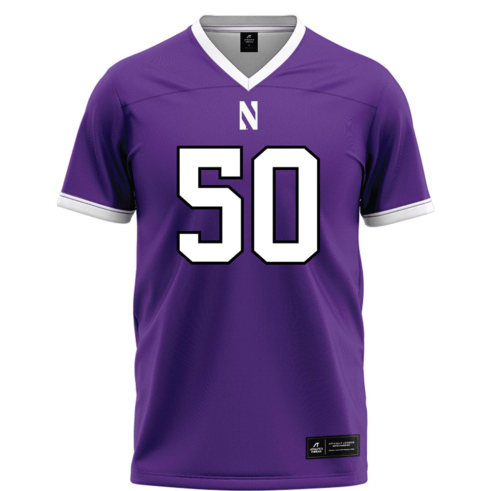 Northwestern - NCAA Football : Qayvier Johnson - Fashion Jersey Football Jersey-0