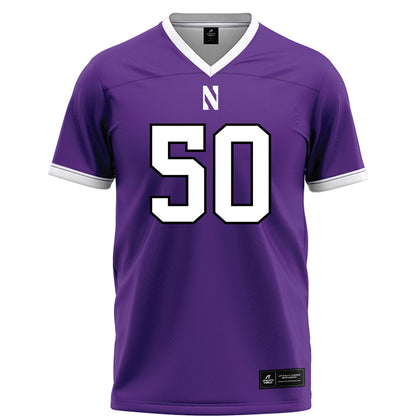 Northwestern - NCAA Football : Qayvier Johnson - Fashion Jersey Football Jersey-0