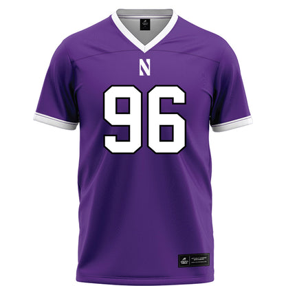 Northwestern - NCAA Football : Jonah Hayes - Fashion Jersey Football Jersey-0